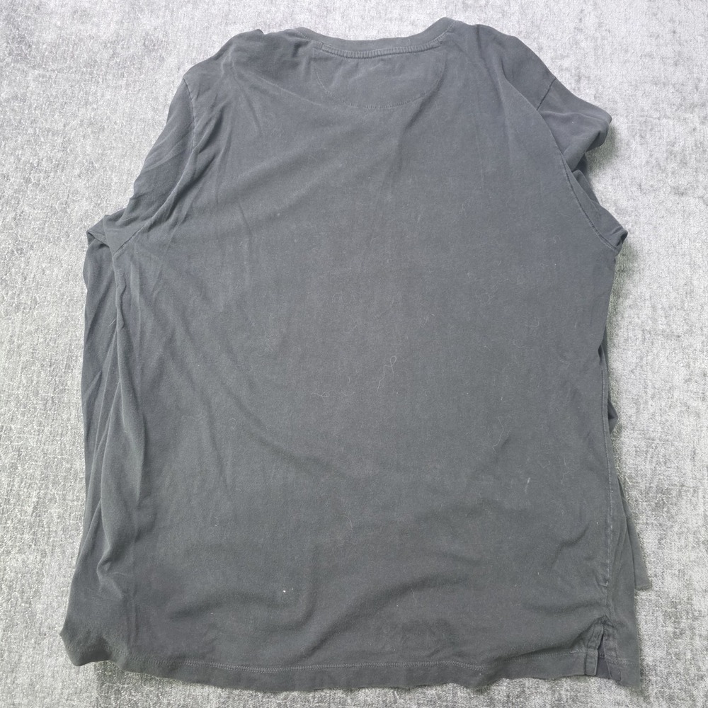 Legacy Falls Henley T Shirt Mens Large Allover Deer Logo 100% Cotton Outdoor - Picture 9 of 9